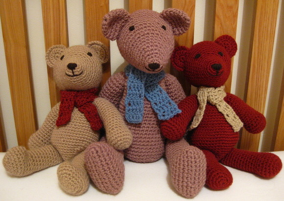 Crochet Teddy Bears by Craft Fix
