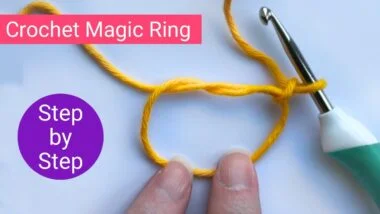 Magic Circle Crochet Tutorial (with Video & Step by Step Pictures) Crochet Magic Ring step by step tutorial