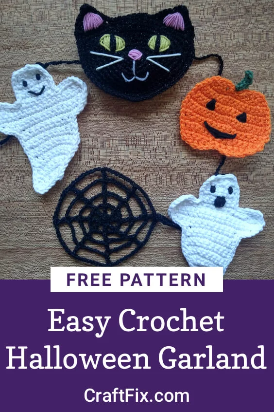Halloween garland pin