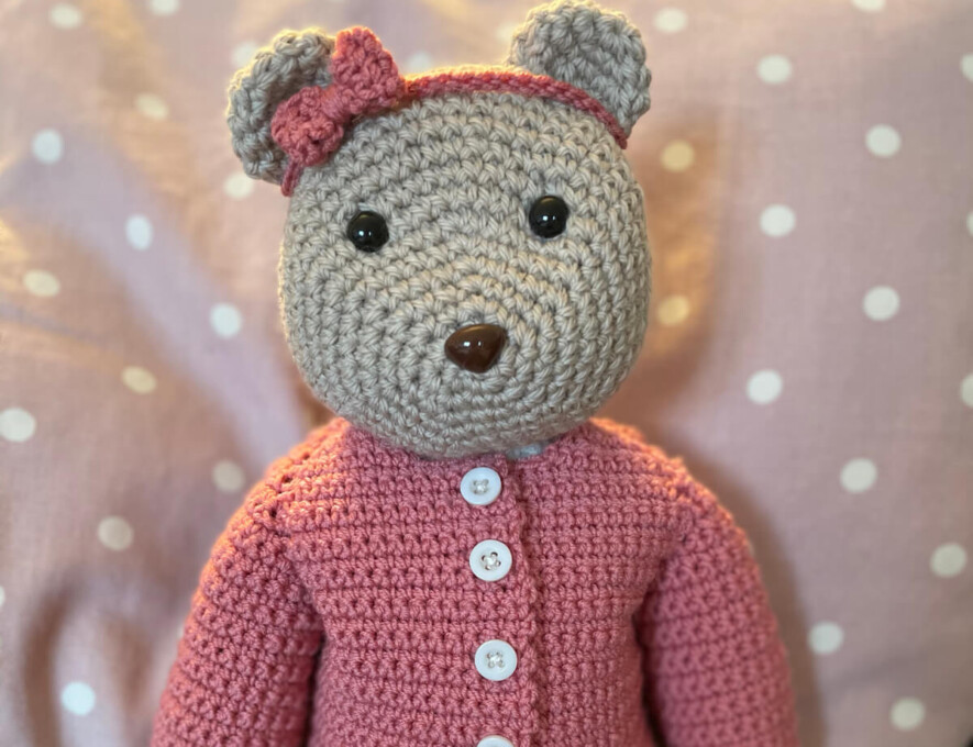Nancy Bear from Cute Crocheted Animals book