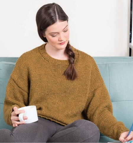 Patons easy knit sweater pattern